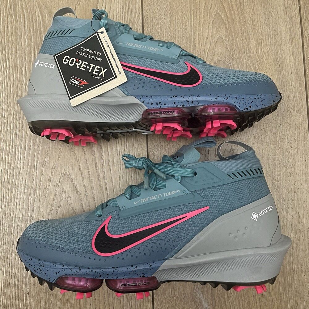Nike Infinity Tour 2 Gore-Tex Denim Turquoise Hyper Pink Black Size 6.5